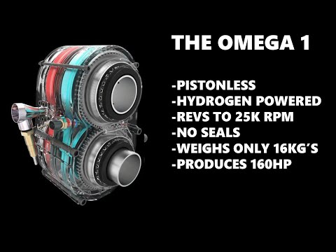 This pistonless engine runs on hydrogen and revs to 25k rpm