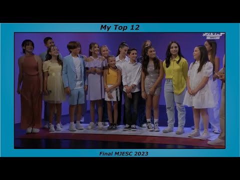 My Top 12 | Final MJESC 2023 |Malta JESC 2023|