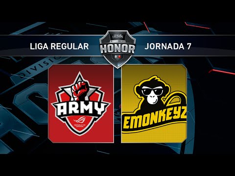 Asus Rog Army vs eMonkeyz Club - #LoLHonor7 - Mapa 1 - Jornada 7 - T11