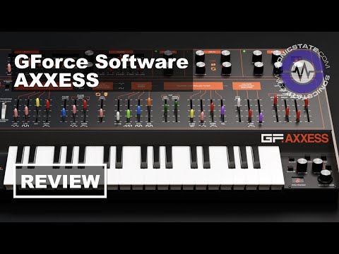 GForce Software AXXESS Synth - SonicLAB Review