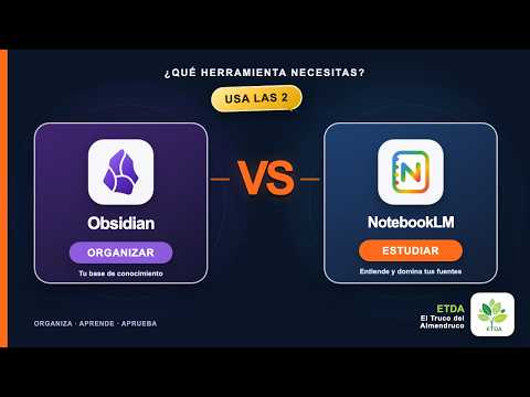 NotebookLM vs Obsidian: cuál organiza mejor tus apuntes de clase con IA