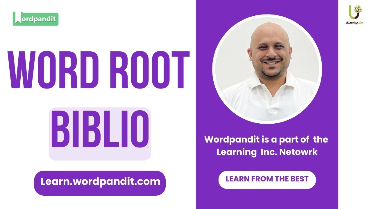 Unlocking 'Biblio': The Word Root for Books | Word Roots Explained