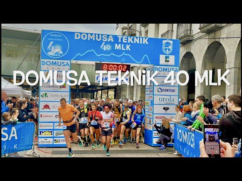 DOMUSA TEKNIK 40 MLK 2024. SALIDA DE AZPEITIA. Miguel Heras, Gemma Arenas, Oihana, LLuis, Borja….