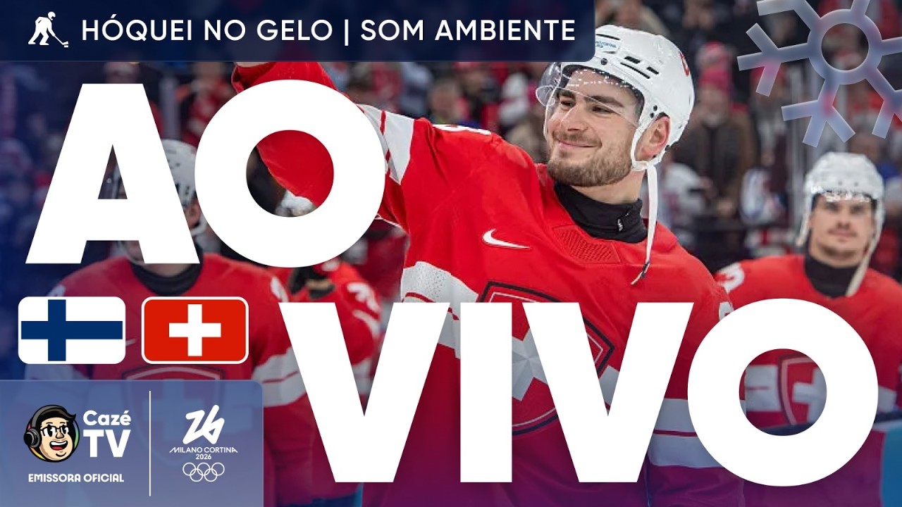 HÓQUEI MASCULINO | OLIMPÍADAS DE INVERNO 2026 | FINLÂNDIA X SUÍÇA