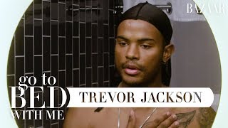 Grown-ish Star Trevor Jackson's Nighttime Skincare Routine | Go To Bed With Me | Harper's BAZAAR
