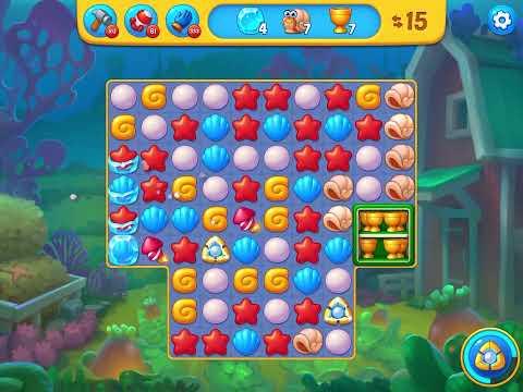 Fishdom level 7752 no boosters フィッシュダム ノーマル [Friend's]