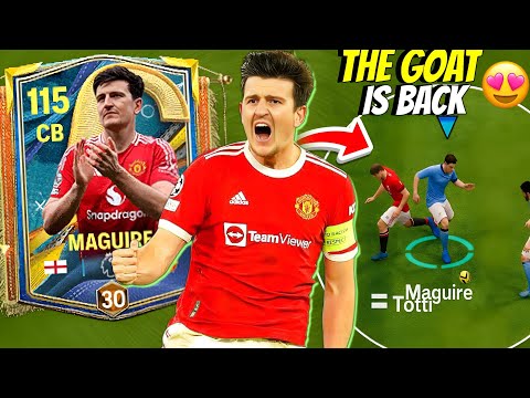 110 Harry Maguire Review – Strong Wall or Slow Defender in FC Mobile ? ✨🌟