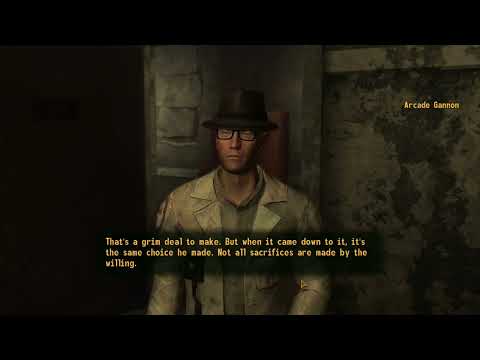 Surprise Arcade Gannon with your high intelligence in FNV