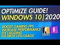 How To Optimize Windows 10 For Gaming & Performance In 2020 How To Optimize Windows 10 For Gaming & Performance In 2020