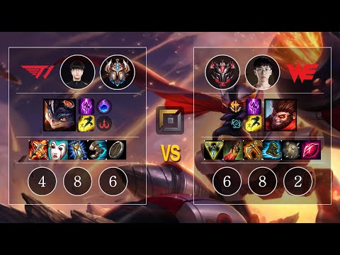 T1 Roach Rumble vs WE Plex Wukong Top - KR Patch 10.12