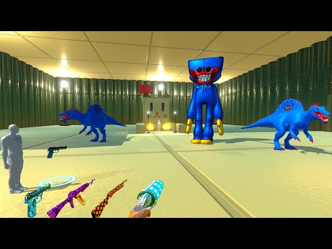 FPS PERSPECTIVE vs HUGGY WUGGY HOUSE RESCUE MISSION - Animal Revolt Battle Simulator