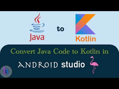 How to convert Java code to Kotlin in Android Studio? Add Kotlin to an existing android app.