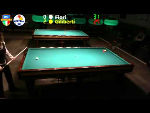 Fiori vs Giliberti - 3ª Prova BTF 2014/2015 CSB Billiards Club Desio - 28/29 Marzo 2015