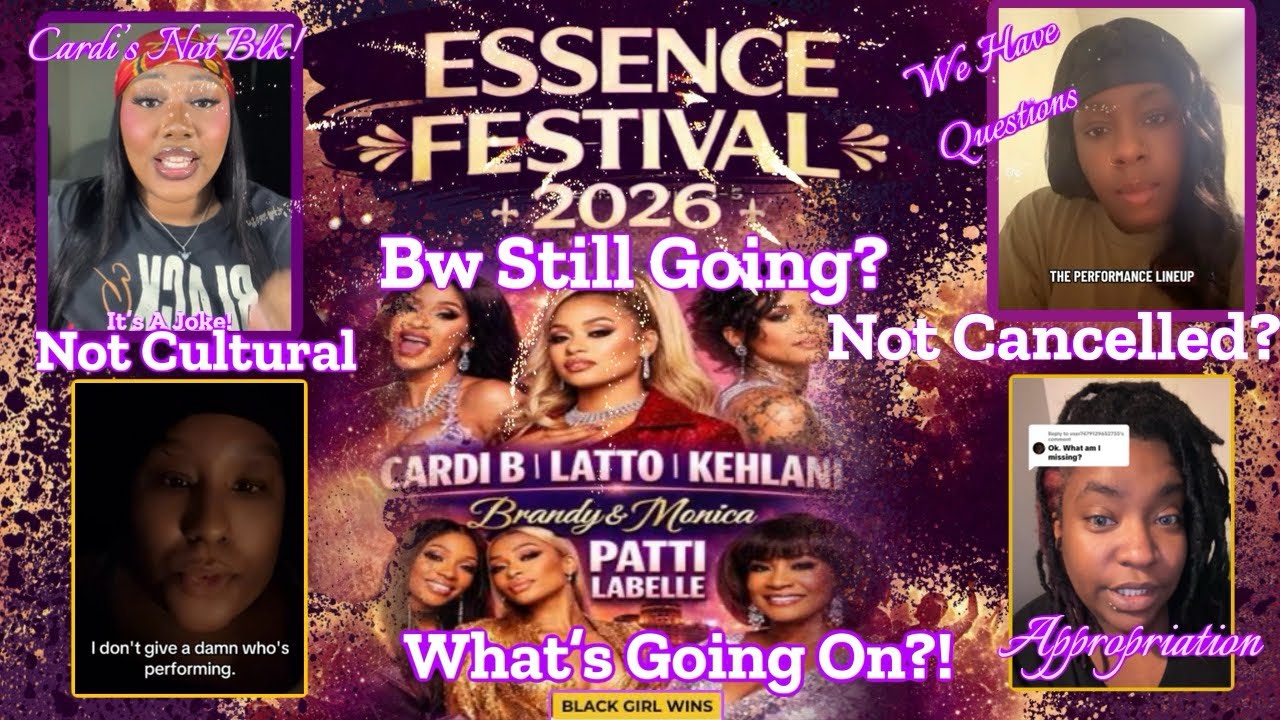 Sisters Reacting To Bw Going To The Essence Fest After We’re Supposed To Be Boycotting.