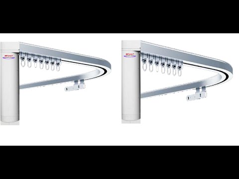 The Best  Curved Flexible Drapery Track Fits Any Shape Windows || DIY CL200BT-CT Custom Curtain Rods