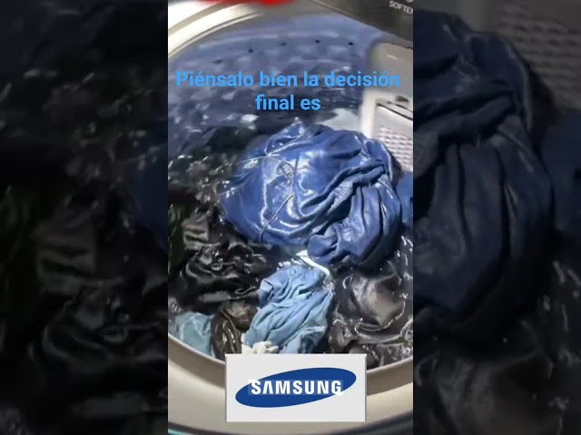 Vídeo relacionado con Samsung lavadora ojo de buey 70cm 18kg 1100 rpm wf18t8000gv