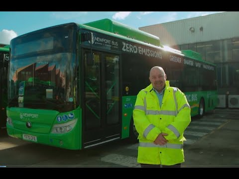 Yutong E12 Bus at Newport