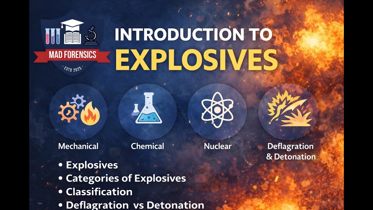 Introduction to Explosives - its categories, classifications and deflagration & detonation