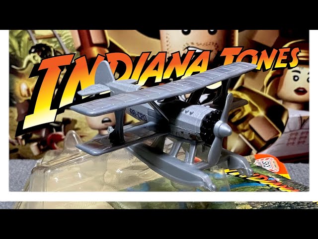 Vídeo relacionado con Matchbox Sky Busters River Flyer, incluye alfombra de juego [Indiana Jones]