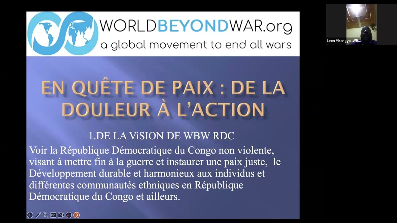 Webinaire : Le Congo en quête de paix