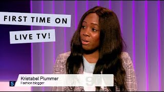 My first time on live TV! Kristabel