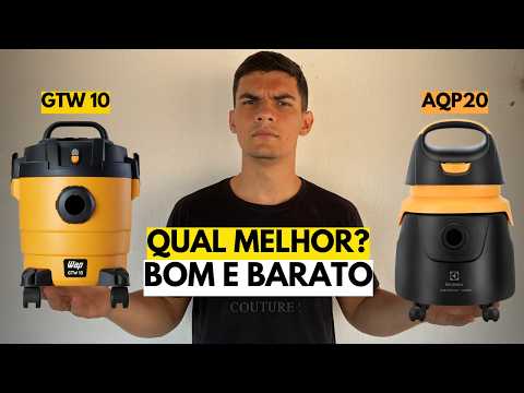 Qual Aspirador é Melhor? Wap GTW 10 ou Electrolux AQP20 | Comparativo dos Aspiradores + Comprados