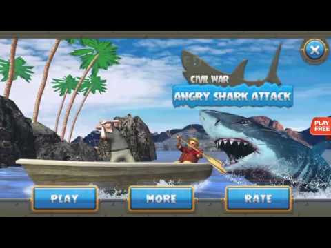 Extreme Angry Shark Attack Sim Video