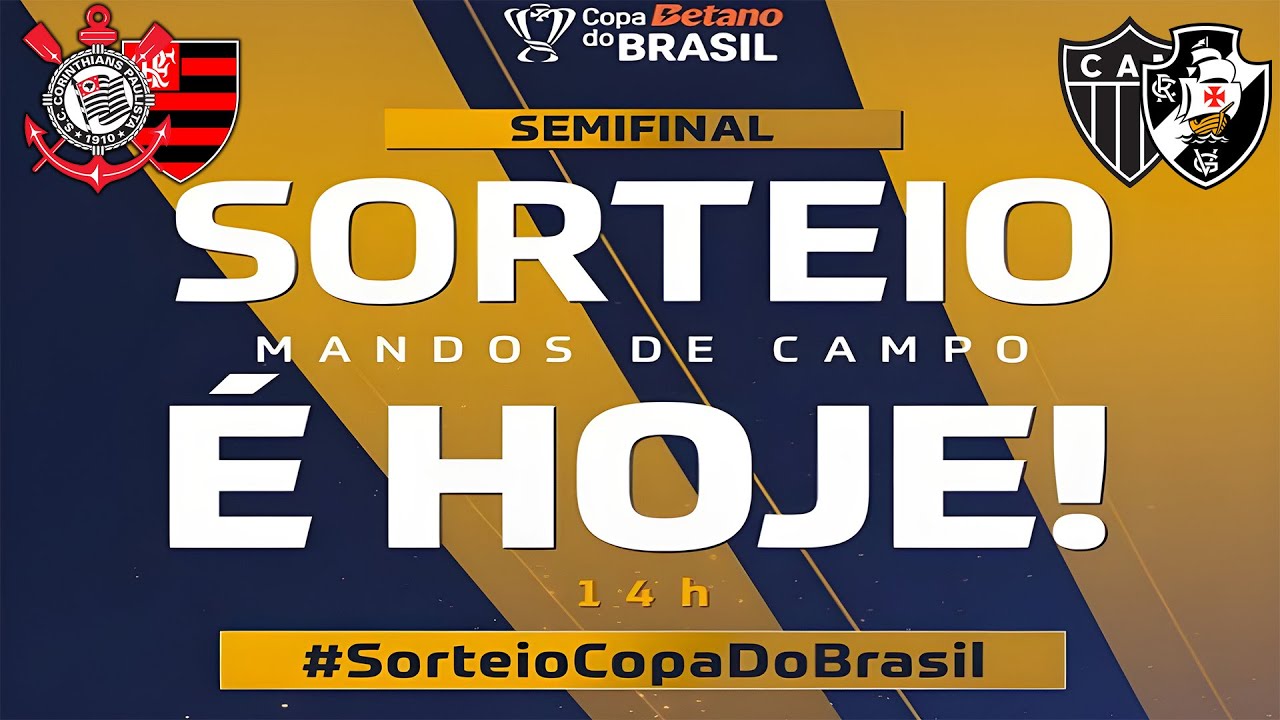 SORTEIO DA COPA DO BRASIL + TORCIDA DO CORINTHIANS ESGOTA INGRESSOS CONTRA O ATLÉTICO-GO