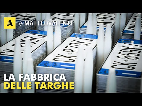 , title : 'Come nascono le TARGHE? I SEGRETI del Poligrafico dello Stato | Documentario'