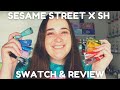 Sesame Street X Sally Hansen Swatch Review