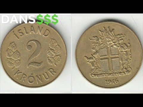 1946 ISLAND 2 KRONUR coin VALUE