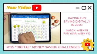 💰 March Week 1 | Week 10 Digital Savings Challenges! Watch Me Save Using My GoodNotes Challenges!🤑