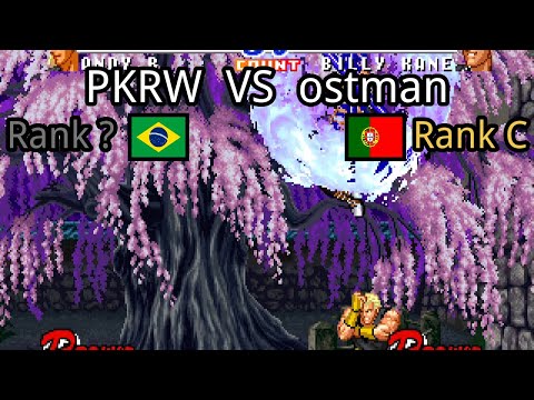 Real Bout Fatal Fury 2: PKRW (BR, Rank ?)  vs ostman (PT, Rank C)