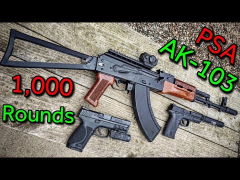 PSA AK-103 How well does it perform? 1,000 round Review!