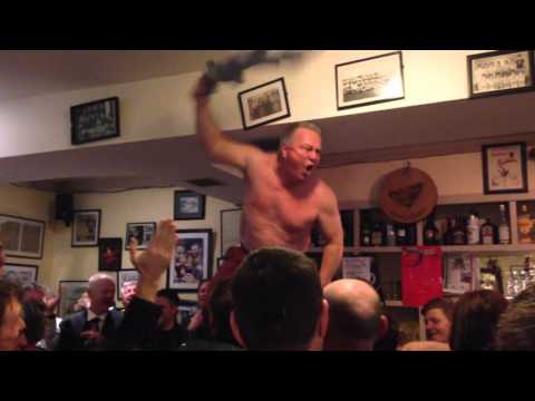 Brian O'Sullivan tribute to Ger Foley (Farmer) in Falvey's Bar, Killorglin