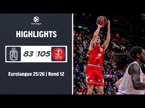 Olimpia Milano - Hapoel Tel Aviv Extended Highlights