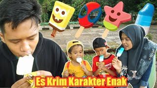 Download lagu EATING ICE CREAM CHARACTERS AT PICNIC TIME | Eyzel Channel mp3
