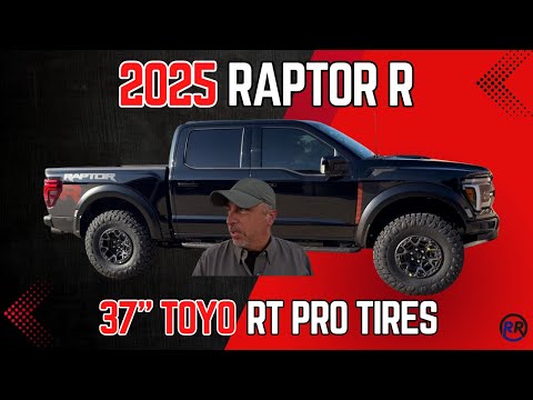2025 Raptor R Toyo 37\\\" RT PRos and charging phone mount install!