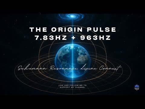 963Hz + 7.83Hz Schumann Resonance The Origin Pulse 🌍  Deep Grounding & Cosmic Awakening 8h