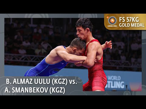 Gold Medal • FS 57Kg • Bekzat ALMAZ UULU (KGZ) vs. Almaz SMANBEKOV (KGZ)