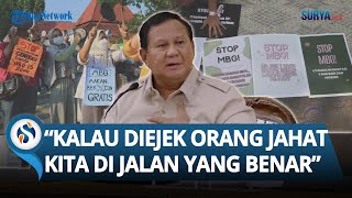 Tepuk Dada Berkali-kali! Prabowo Yakin Jika Orang Jahat Mengejek, Berarti Ada di Jalan yang Benar