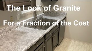 Epoxy Over Old Laminate Countertop to Create the Look of Granite (NOT SPONSORED)