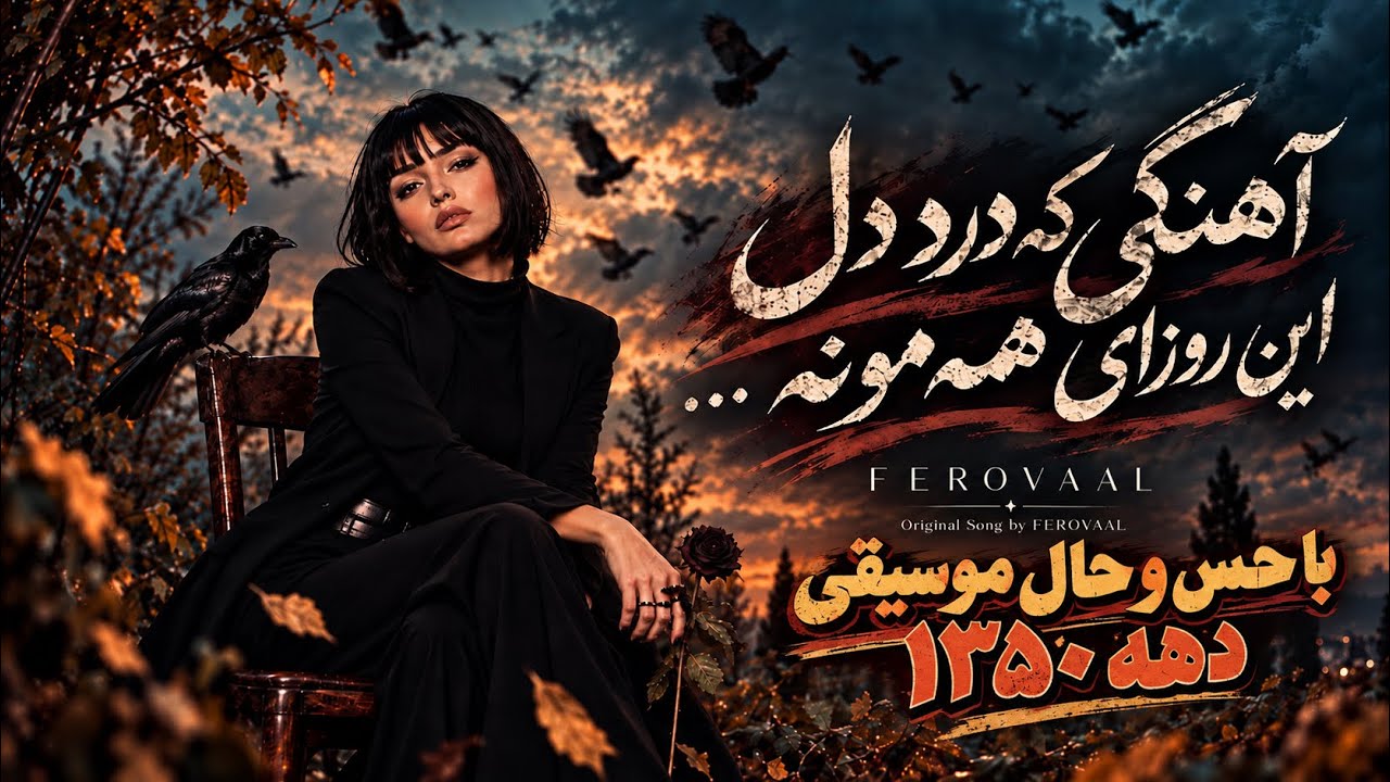 Ferovaal - Delam Khosh Nist | دلم خوش نیست🖤 (Original Song) | درد و دل این روزای هممون