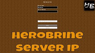 Minecraft Herobrine Server Address