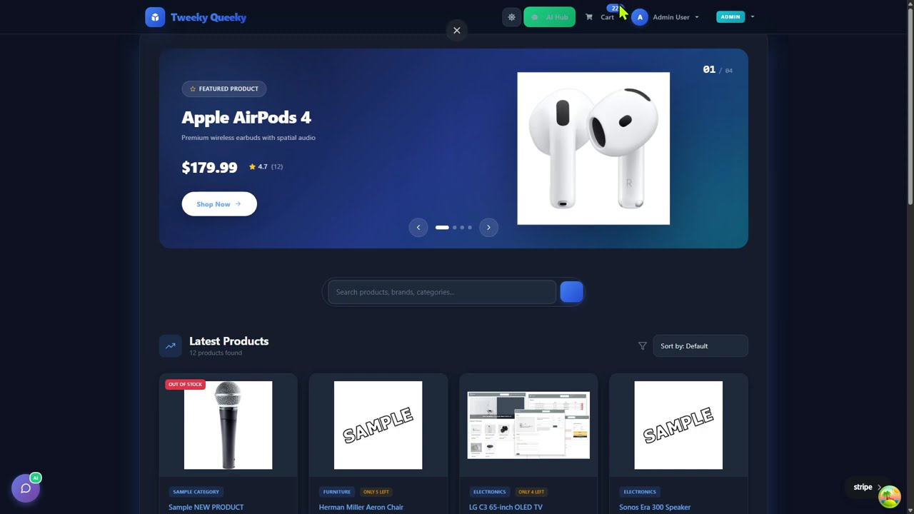 Tweeky-Queeky Shop — Agentic AI E-Commerce (Agent Gateway + MCP + RAG)