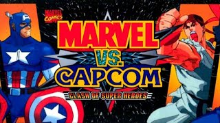 CPS-Marvel VS Capcom Clash Of Super Heroes Gameplay On Anbernic RG35XX.