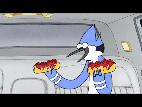 Mordecai y Rigby Almuerzan en Limusina | Un Show Más | Español Latino HD