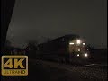 ⁴ᴷ CSX River Line Trains At Night