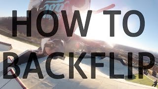 How to do a GOOD backflip on skis