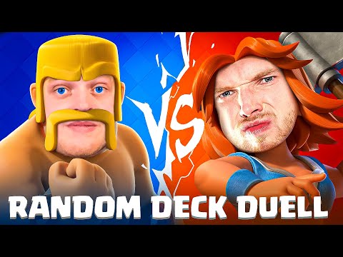 😱🤯BIGSPIN vs. TRYMACS - RANDOM DECK DUELL ESKALIERT! | Clash Royale Deutsch